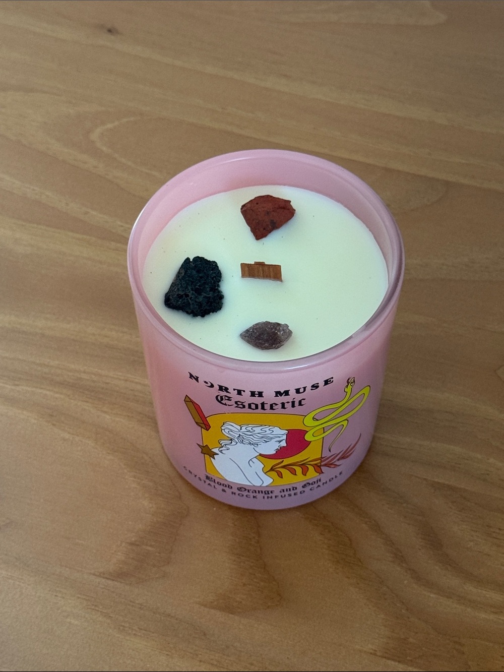 North Muse Esoteric Crystal and Rock Infused Candle - Picture 5 of 5